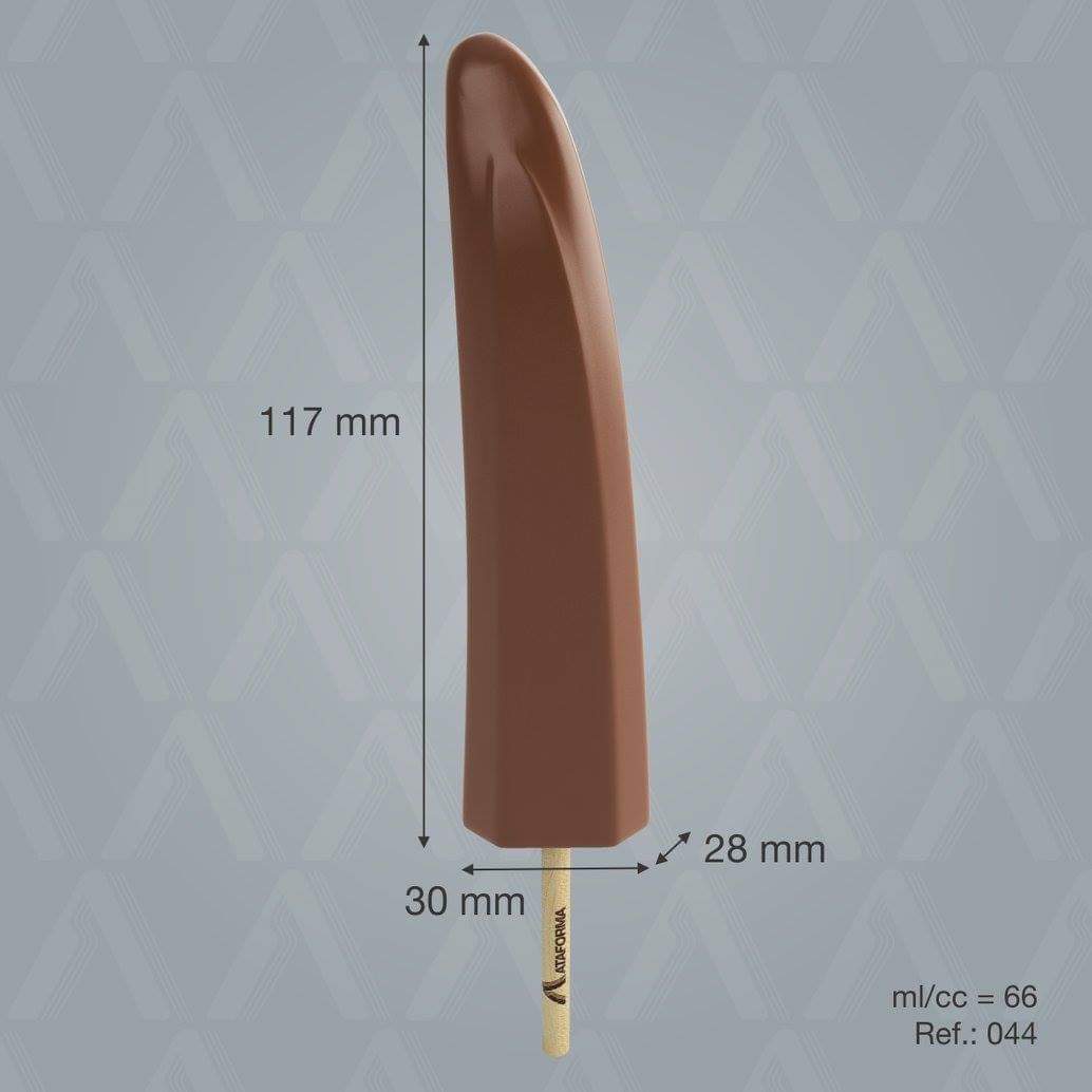 Molde Ataforma Banana 66ml 2.2oz 18 cavidades