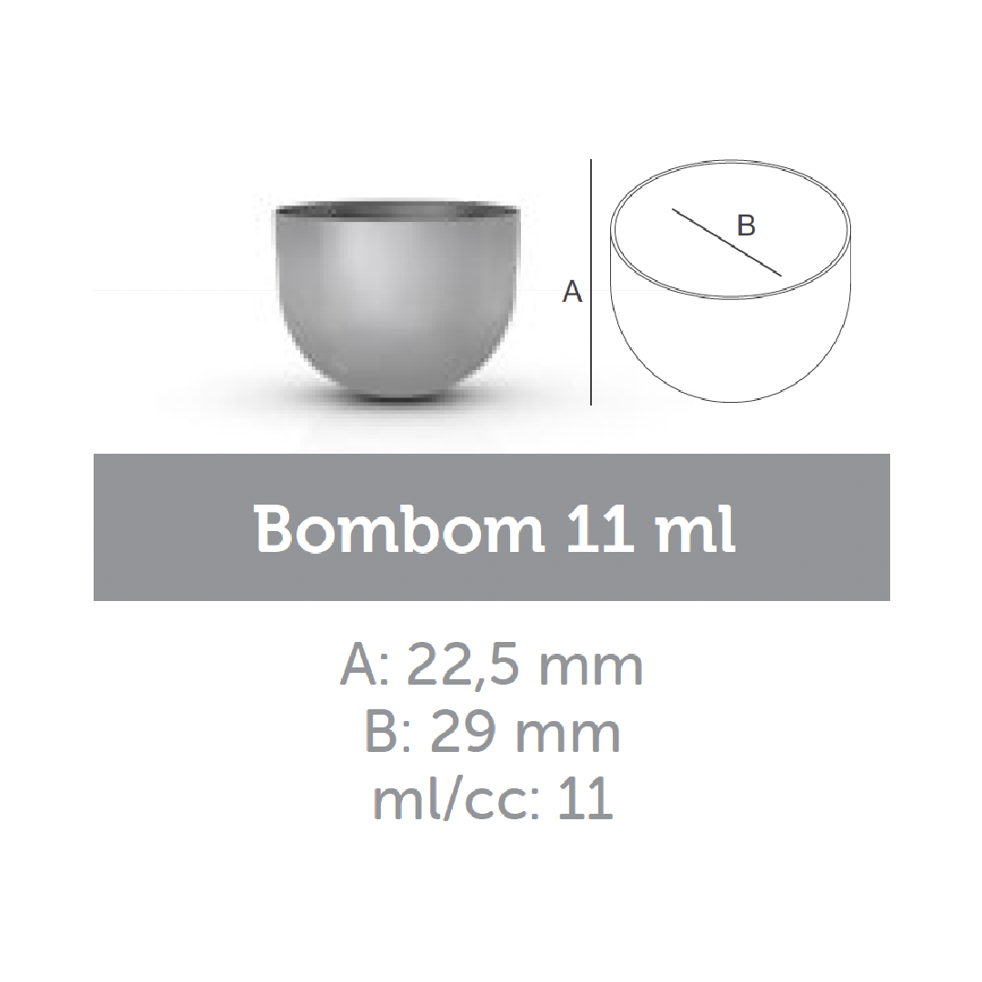 Ataforma Mold Bombom 11ml 0.4 oz 18 cavities (7-14 molds pricing)