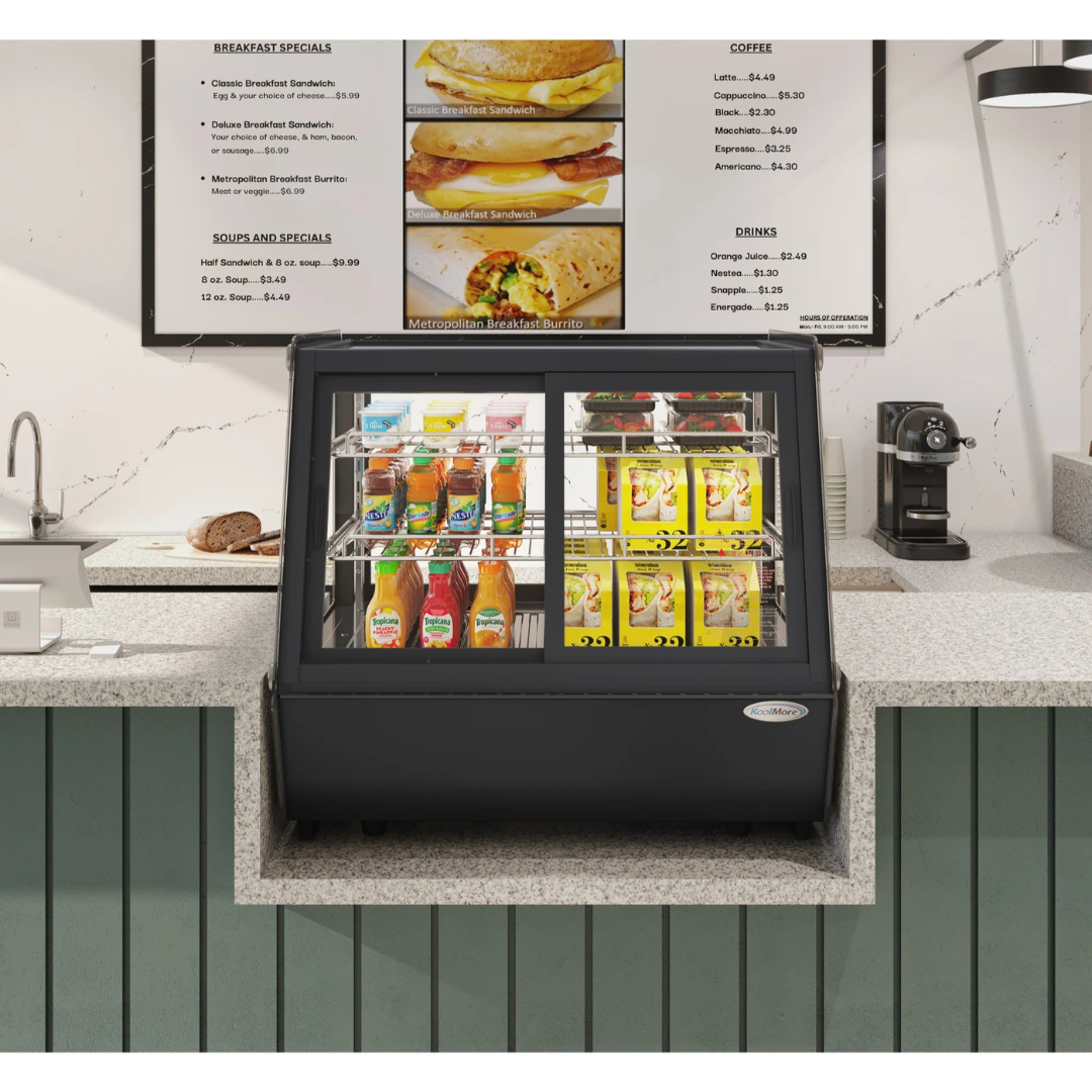 Self-Service Countertop Display Refrigerator - 28 in.