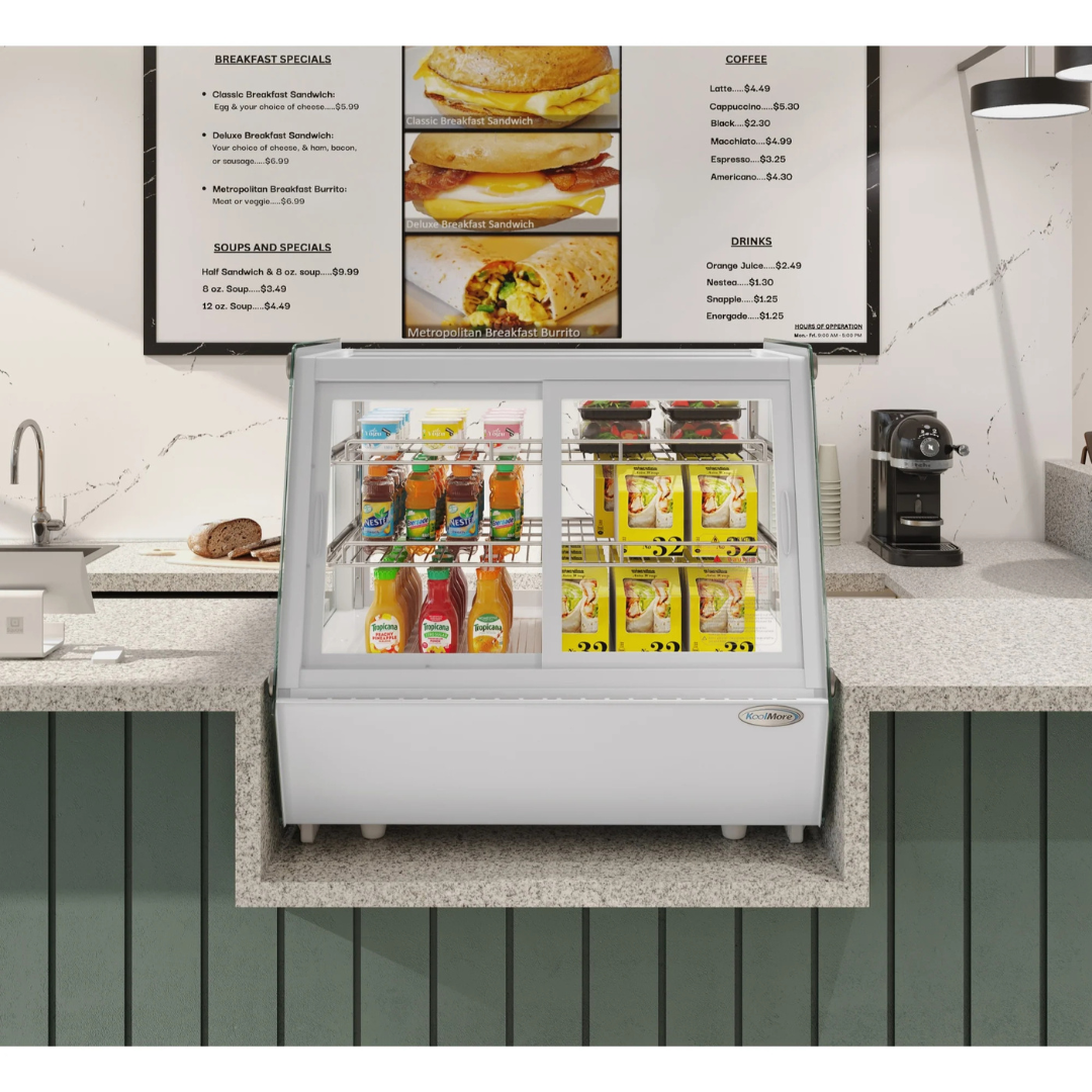 Self-Service Countertop Display Refrigerator - 28 in.