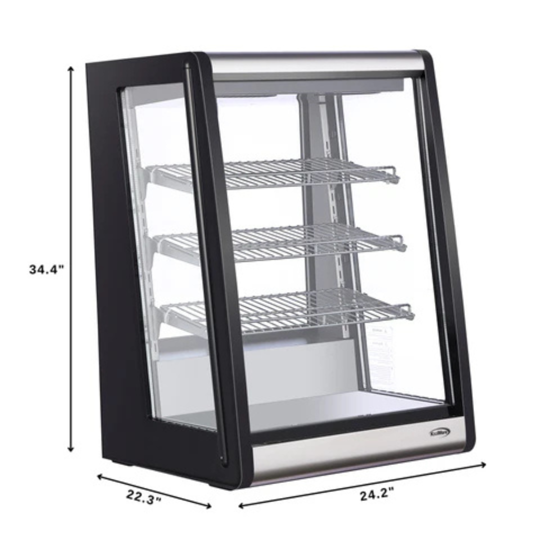 4 Tier Refrigerated Countertop Bakery Display Case - 24 in.