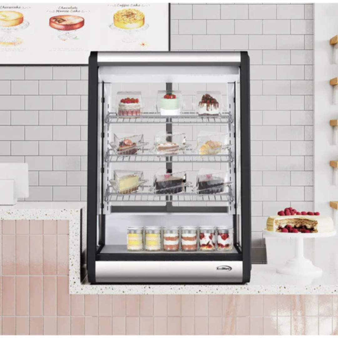 4 Tier Refrigerated Countertop Bakery Display Case - 24 in.