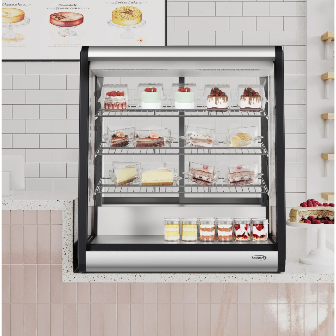4 Tier Refrigerated Countertop Bakery Display Case - 31 in.