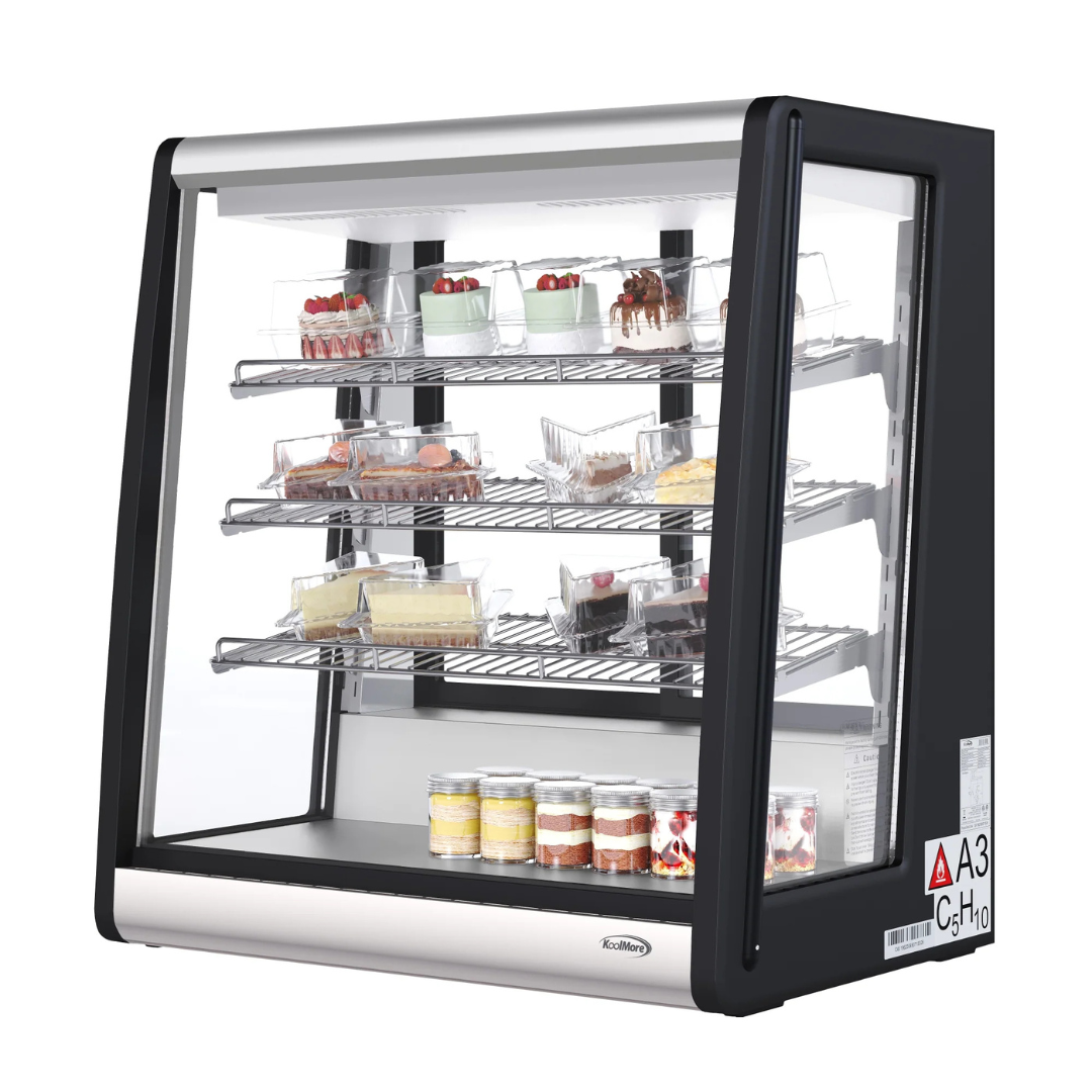 4 Tier Refrigerated Countertop Bakery Display Case - 31 in.