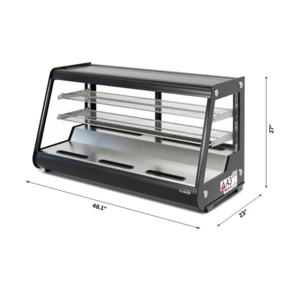 Stainless Steel Refrigerated Bakery Countertop Display Case - 48 in.