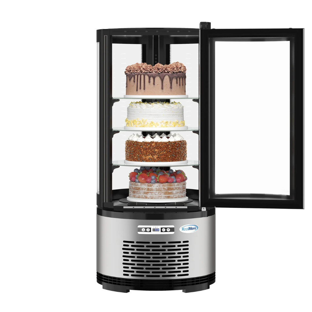 Circular Refrigerated Countertop Bakery Display Case - 19 in.