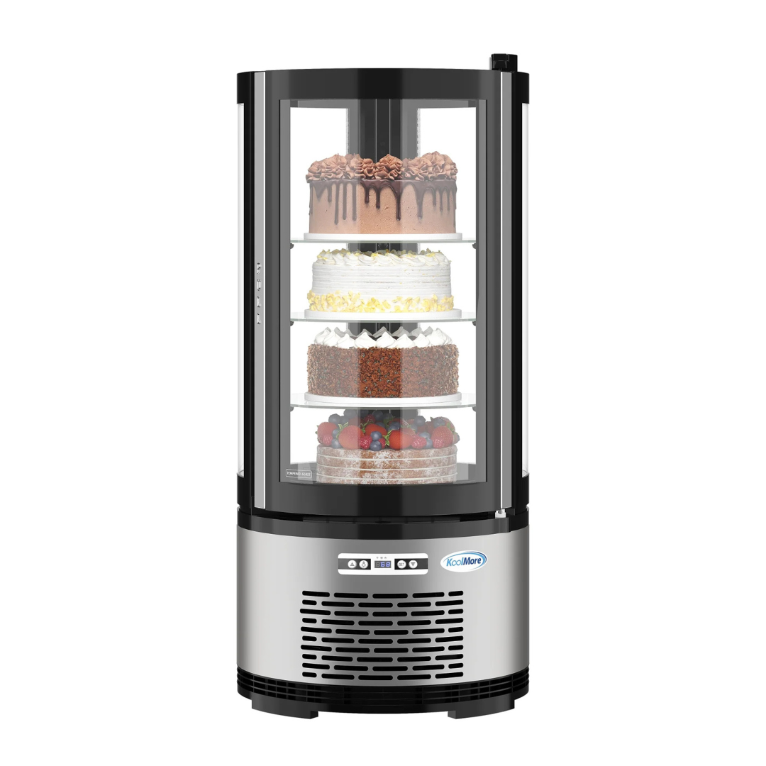 Circular Refrigerated Countertop Bakery Display Case - 19 in.