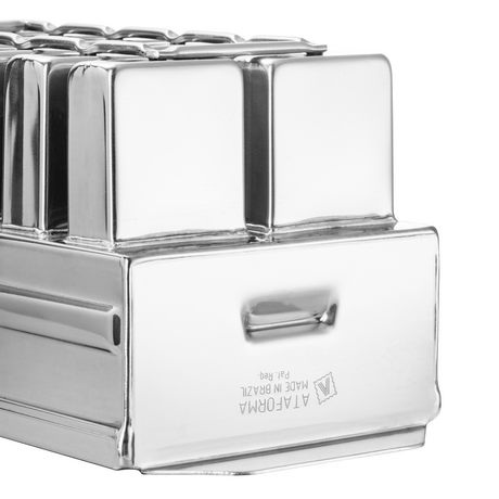 DEMO - Ataforma Mold Gelo Cubo Fatiado 35ml 1.18 oz 28 cavities