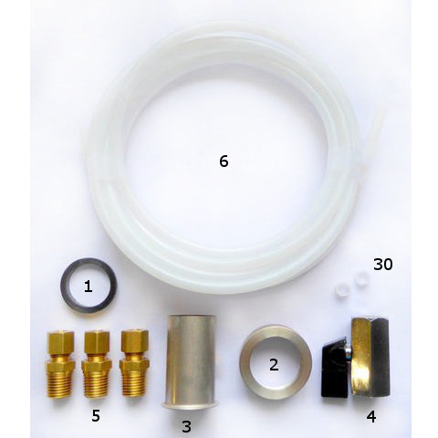 Dipwell 10" Deep Drawn (NSF) Ice Cream Dipper Well Package (D10D)