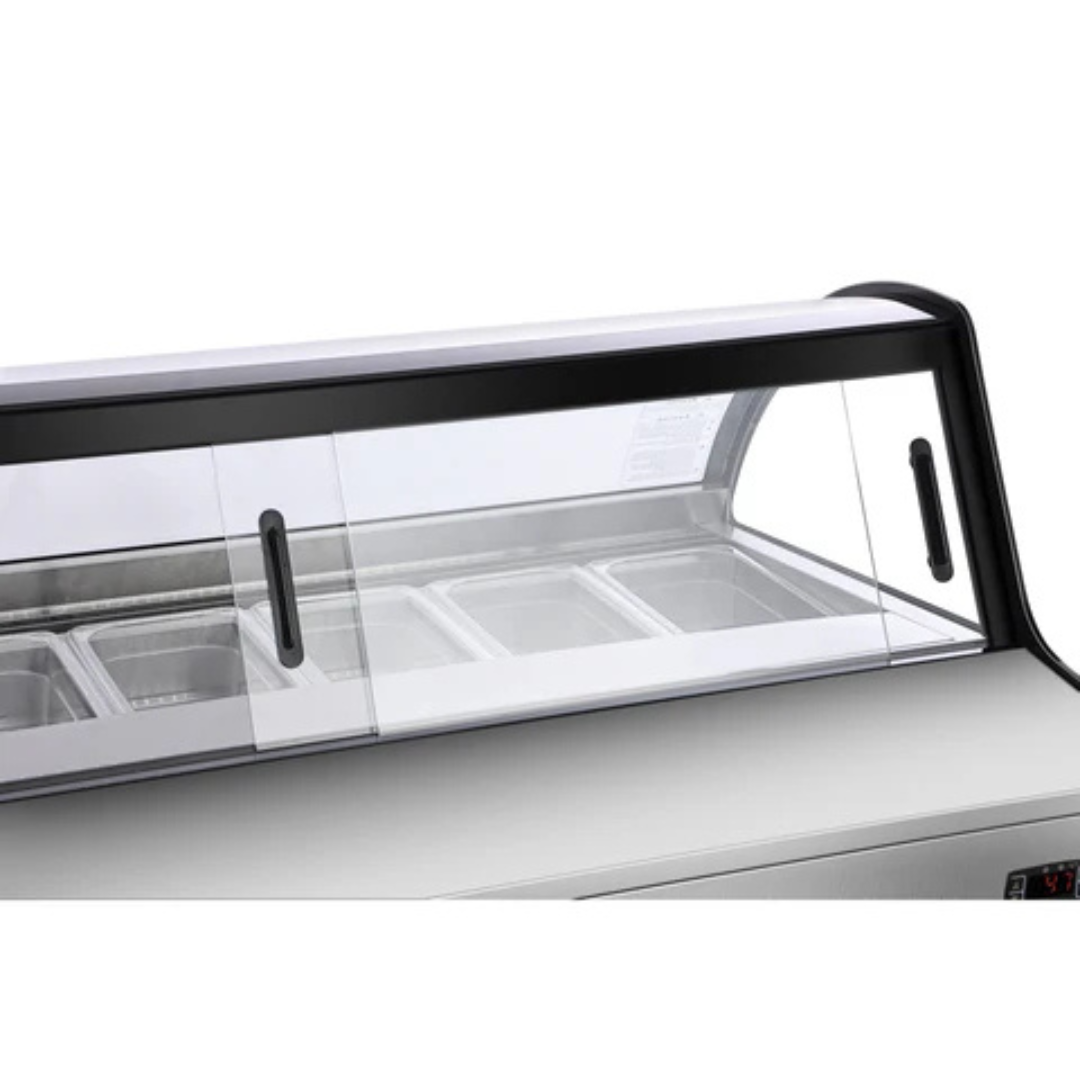 Stainless-Steel Gelato Countertop Display Case - 46 In.
