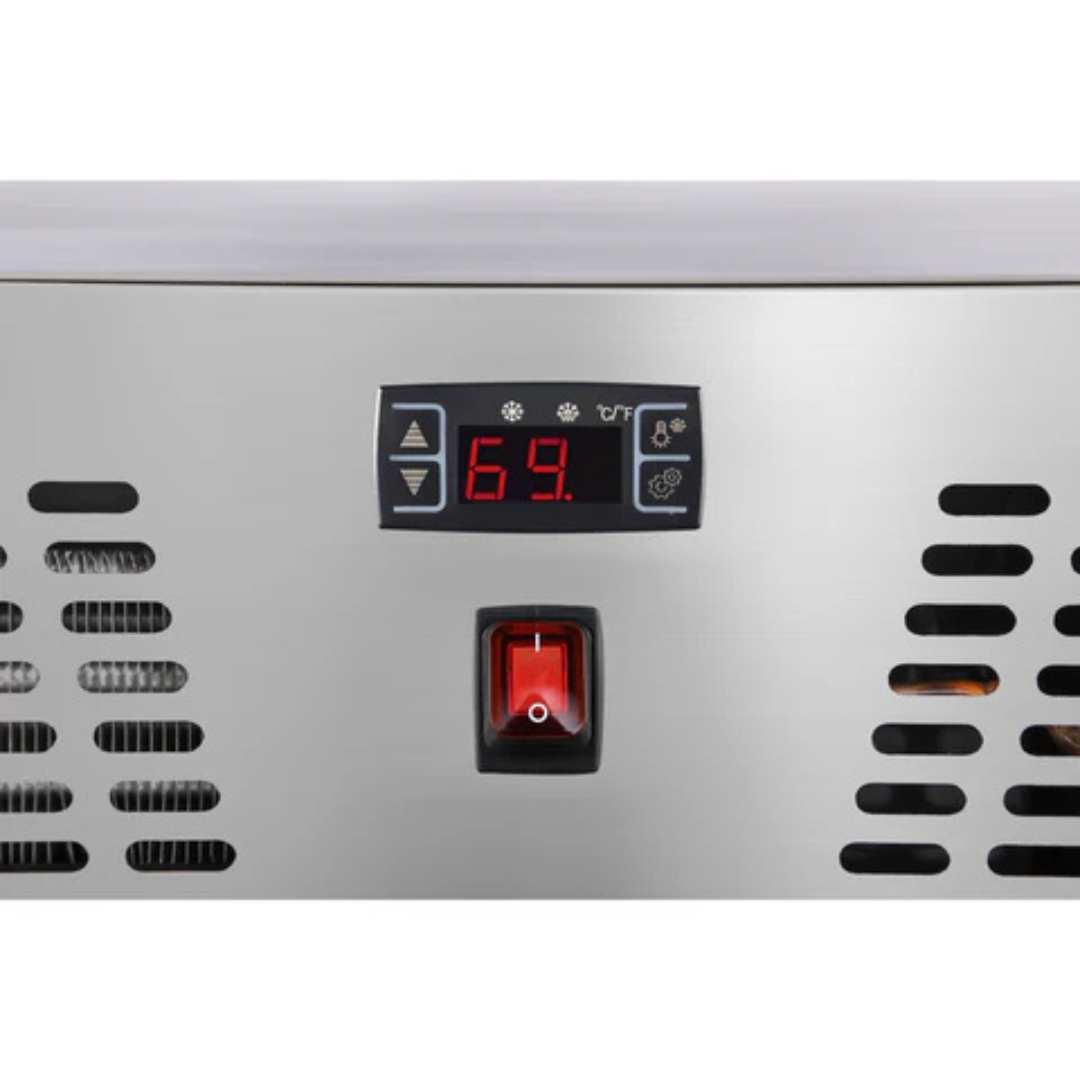 Stainless-Steel Ice Cream Countertop Display Case - 32 In.