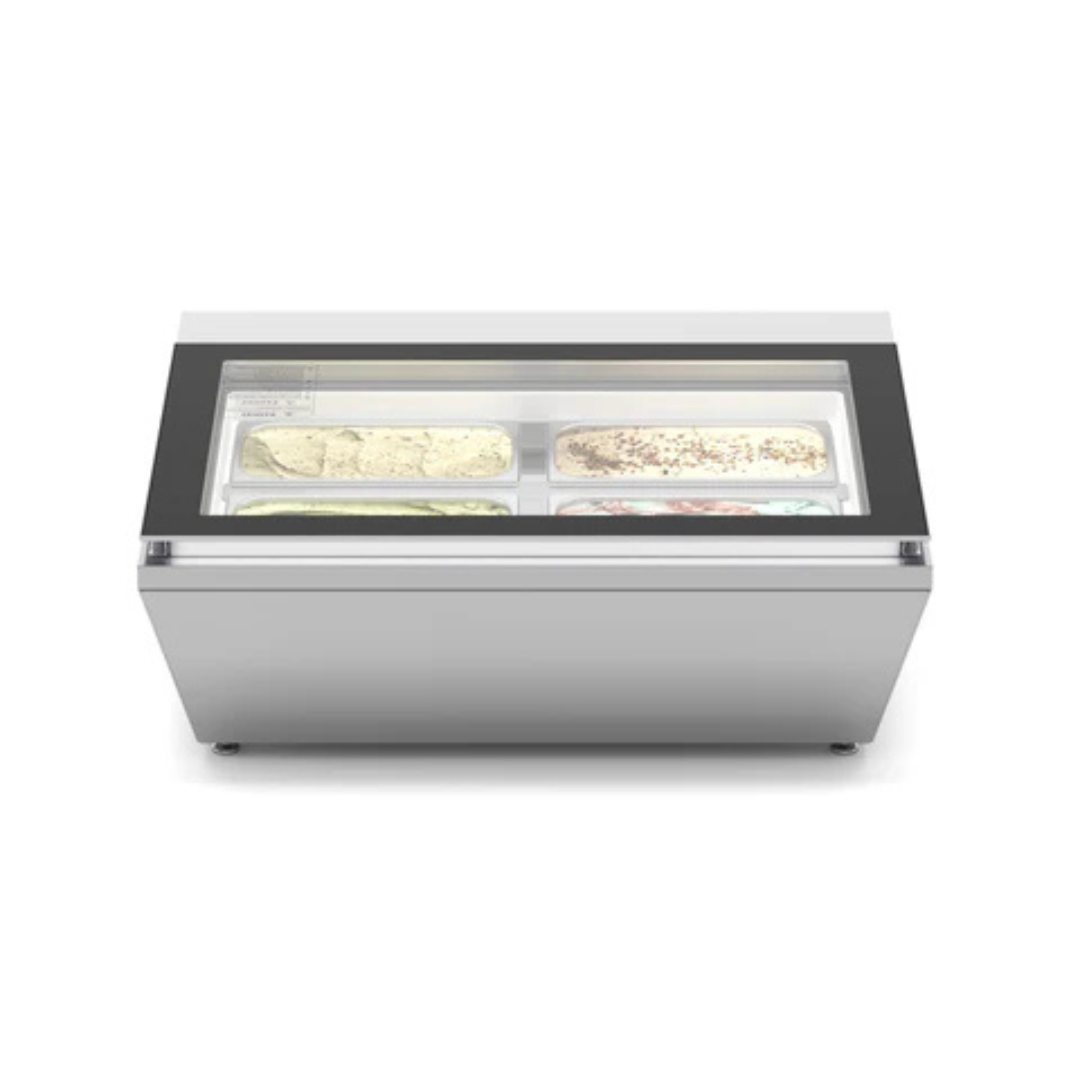 Stainless-Steel Ice Cream Countertop Display Case - 31 In.