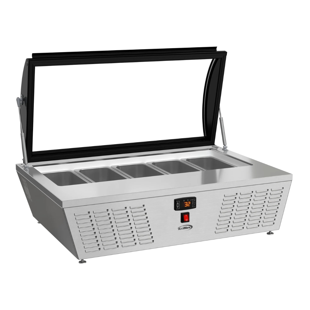 Stainless-Steel Ice Cream Countertop Display Case - 39 In.