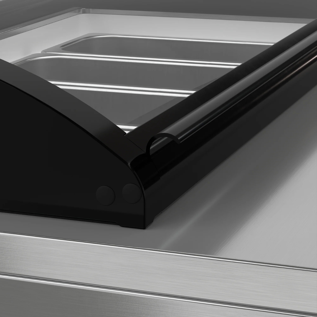 Stainless-Steel Ice Cream Countertop Display Case - 39 In.