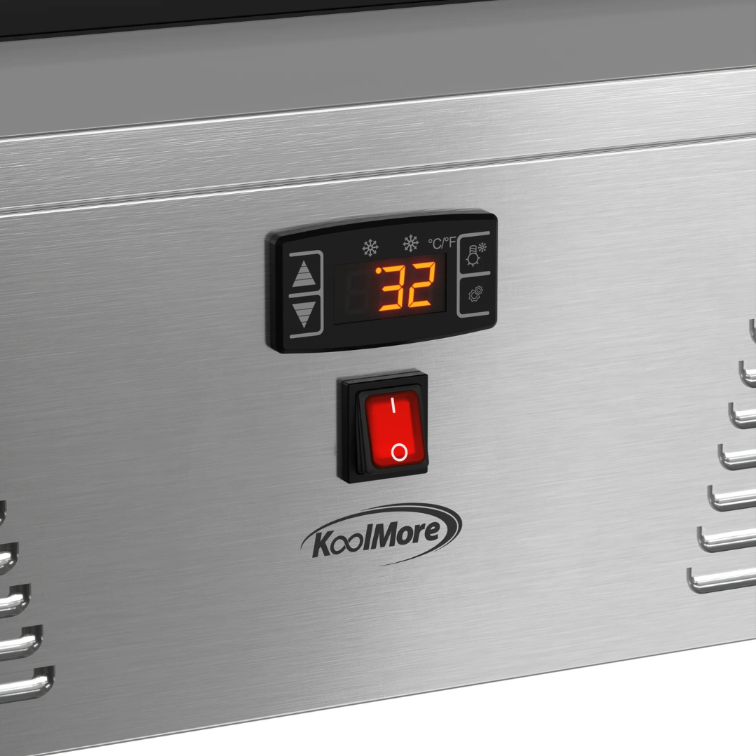 Stainless-Steel Ice Cream Countertop Display Case - 39 In.