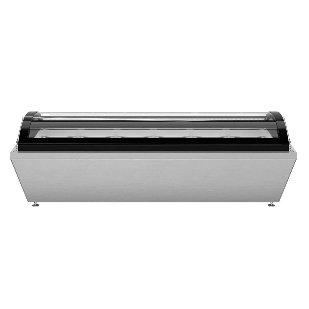 Stainless-Steel Ice Cream Countertop Display Case - 45 In.