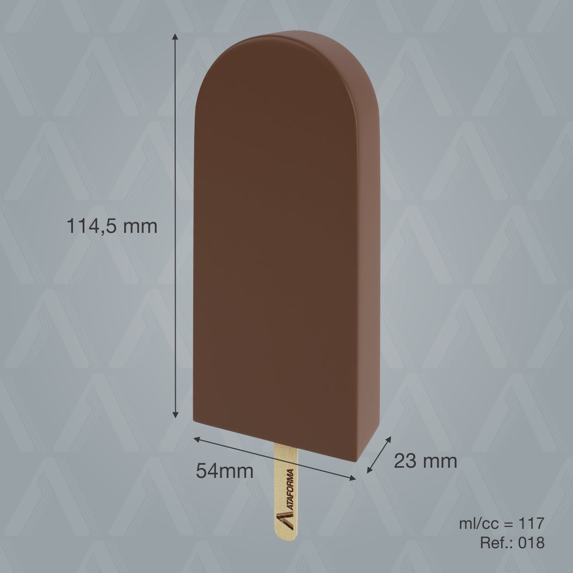 Molde Ataforma Maxim's 117 ml 4.0 oz 26 cavidades