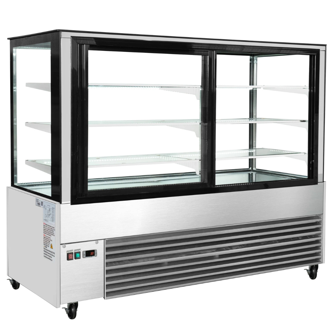 Cake Display Case Refrigerator - 71 in.