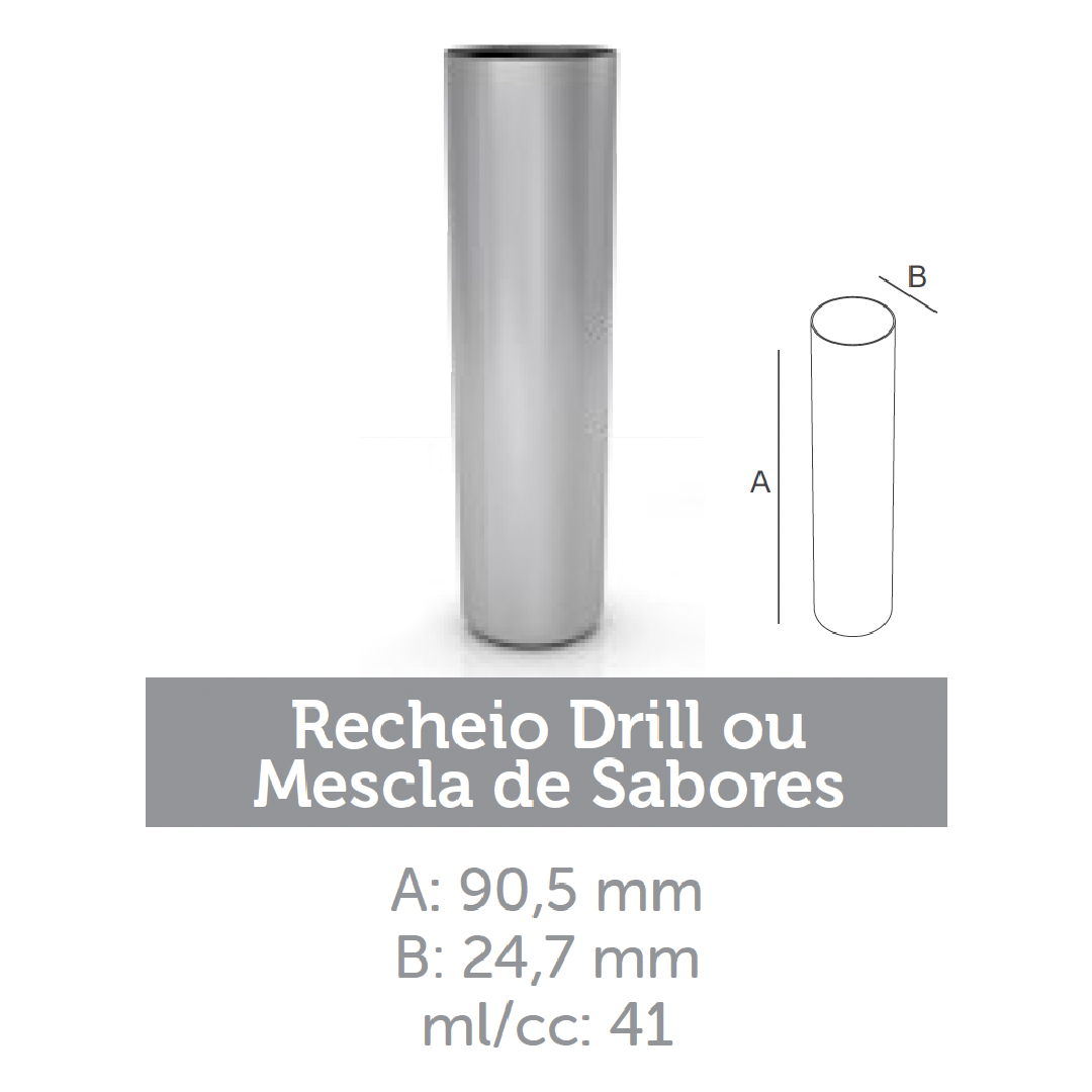 Ataforma Mold Recheio Drill 41ml 1.4 oz 18 cavities (1-6 molds pricing)