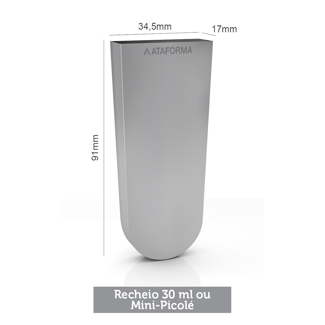 DEMO - Ataforma Mold Recheio/Mini Picole 30ml 1.0 oz 28 cavities