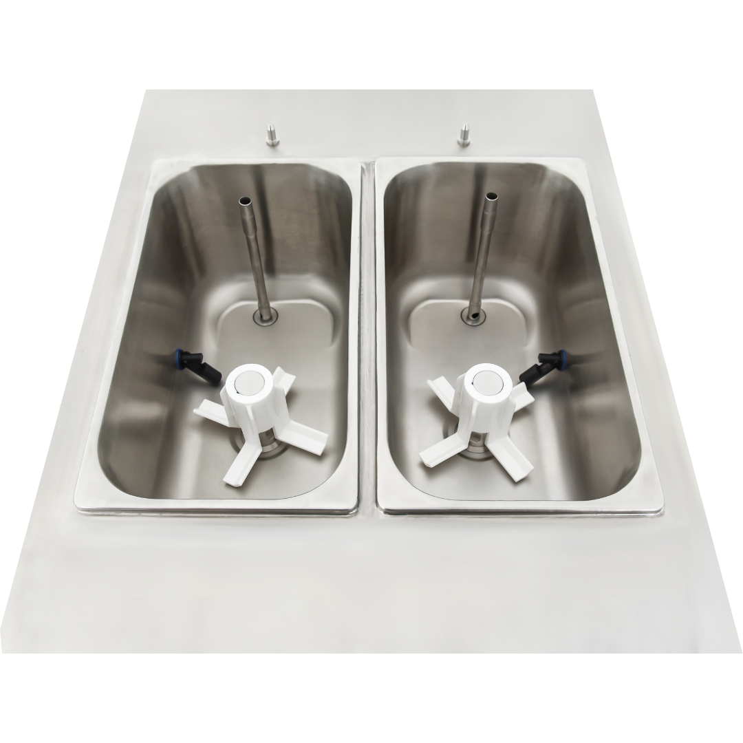 6795-SH Two Flavor Floor Model Frozen Drink & Shake Machine