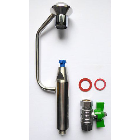Dipwell 10" Deep Drawn Eco Scoop Shower (NSF) Ice Cream Dipper Well Bundle (D10NSF1)