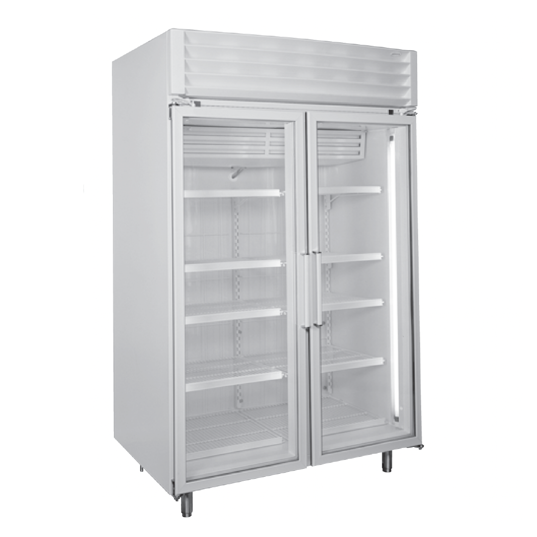 Global T50LGP Top-Mount Glass Door Vertical Merchandiser