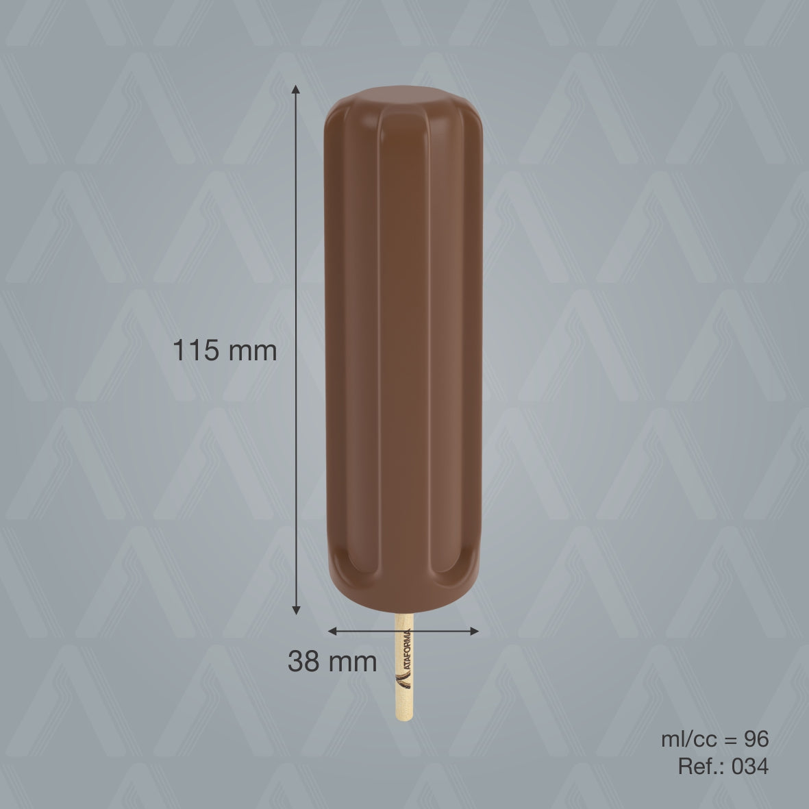 Molde Ataforma Tetra 96 ml 14 cavidades 3,2 oz