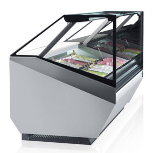 Infrico IDC-VAR12H FG Gelato Case - Flat Glass