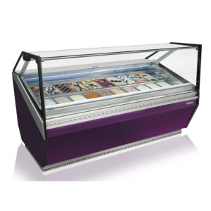 Infrico IDC-VAR12H FG Gelato Case - Flat Glass