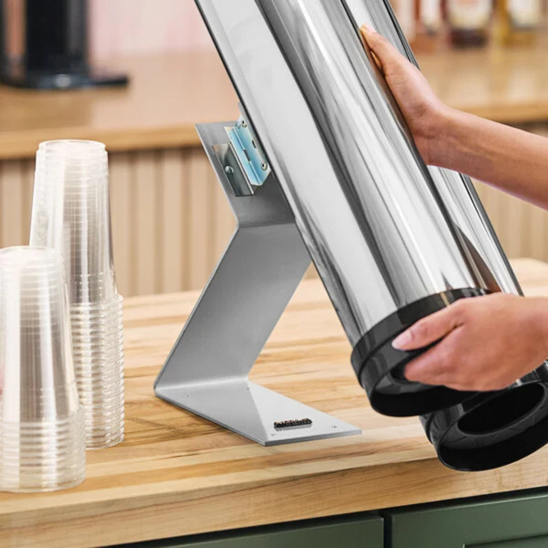 Modular Countertop Stainless Steel Z-Stands for Dispensors