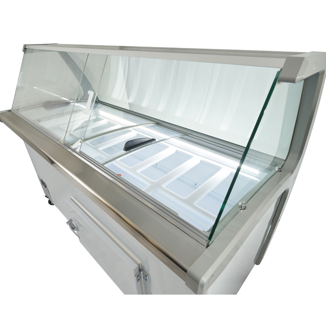 Kelvinator Commercial KCICDC10FH 10-Tub Ice Cream Dipping Cabinet