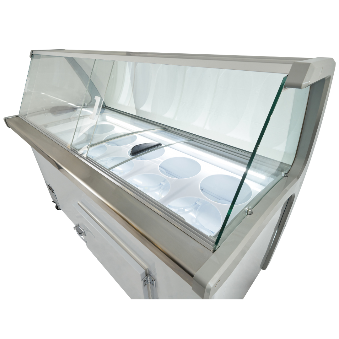 Kelvinator Commercial KCICDC10FH 10-Tub Ice Cream Dipping Cabinet