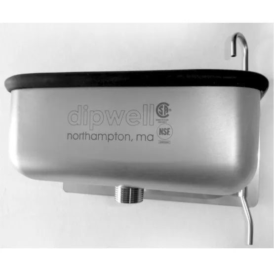 Dipwell 10" Deep Drawn (NSF) Ice Cream Dipper Well Package (D10D)