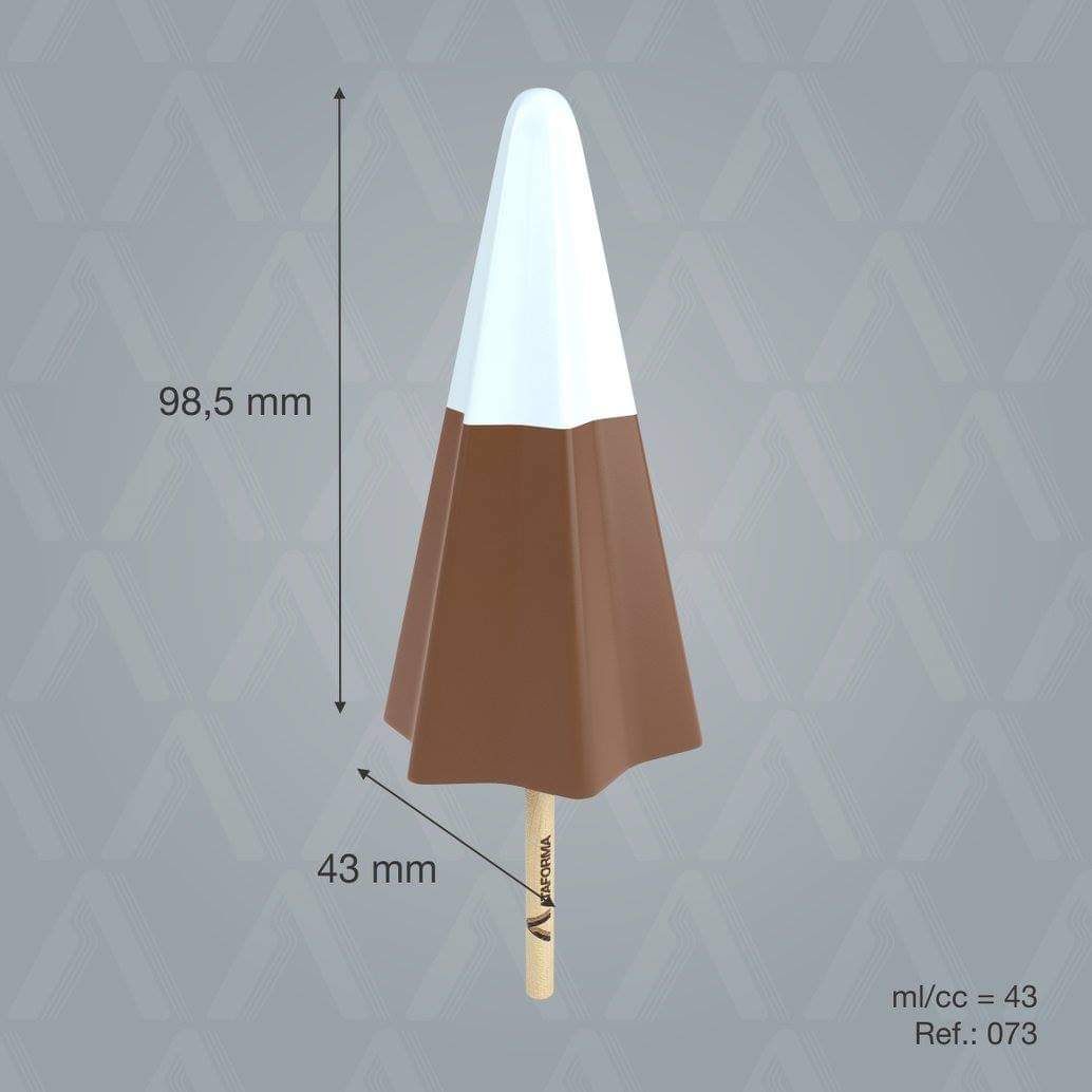 Molde Ataforma Frevo 43 ml 18 cavidades 1,5 oz