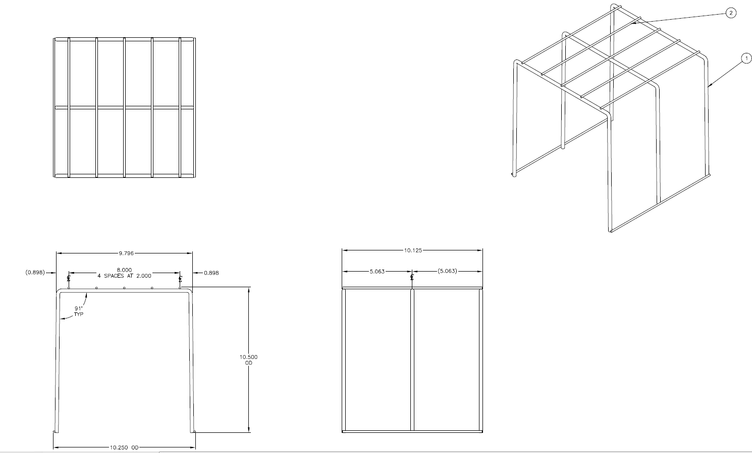 Bottom Support Shelf (False Bottom) (4) All 47s
