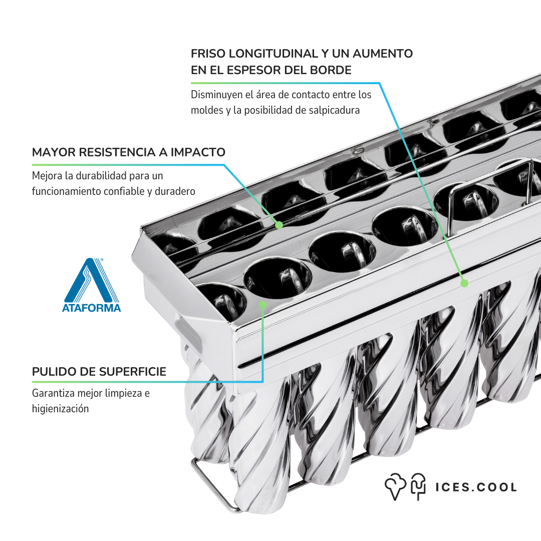 DEMO - Molde Ataforma Skiminho 50ml 28 cavidades 1.7 oz
