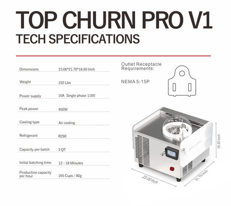 Cafetera de una sola olla Top Churn V1
