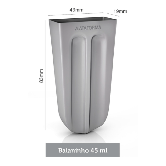 Ataforma Mold Baianinho 45ml 1.5 oz 28 cavities (7-14 molds pricing)