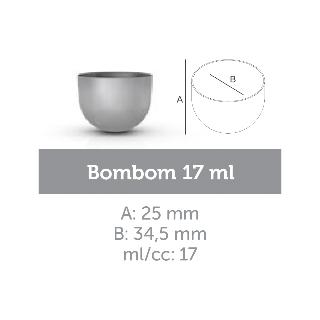 Ataforma Mold Bombom 17ml 0.6 oz 14 cavities (1-6 molds pricing)