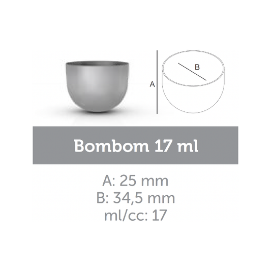 Ataforma Mold Bombom 17ml 0.6 oz 14 cavities