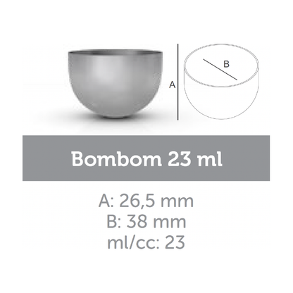 Ataforma Mold Bombom 23ml 0.8 oz 18 cavities