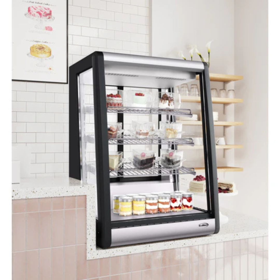 4 Tier Refrigerated Countertop Bakery Display Case - 24 in.