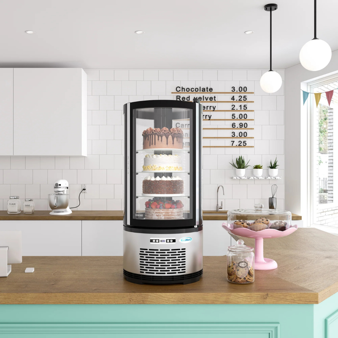 Circular Refrigerated Countertop Bakery Display Case - 19 in.