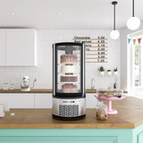 Circular Refrigerated Countertop Bakery Display Case - 19 in.