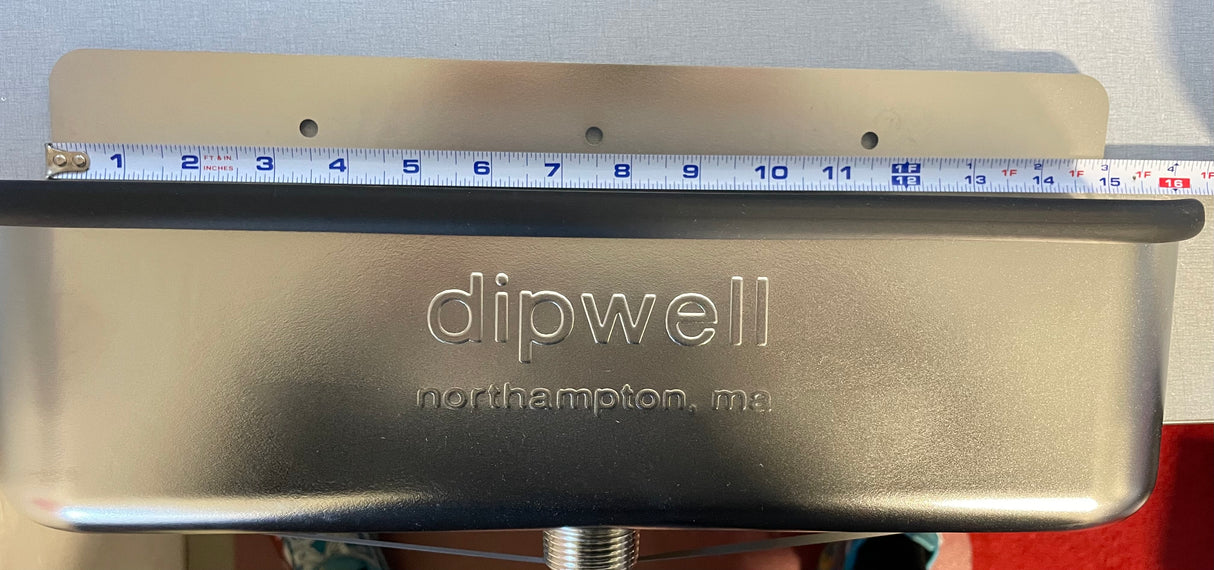 Recipiente para helado Dipwell de 15" con drenaje (D15S1)