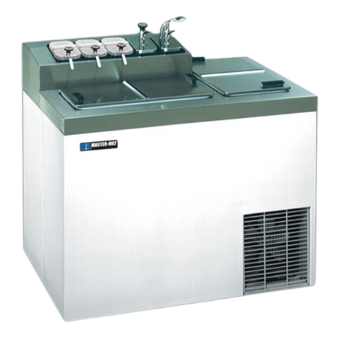 Master-Bilt FLR-60 Ice Cream Dipping Cabinet w/ Syrup Rail
