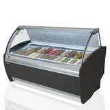 Infrico IDC-VAR15H Gelato Case - Curved Glass