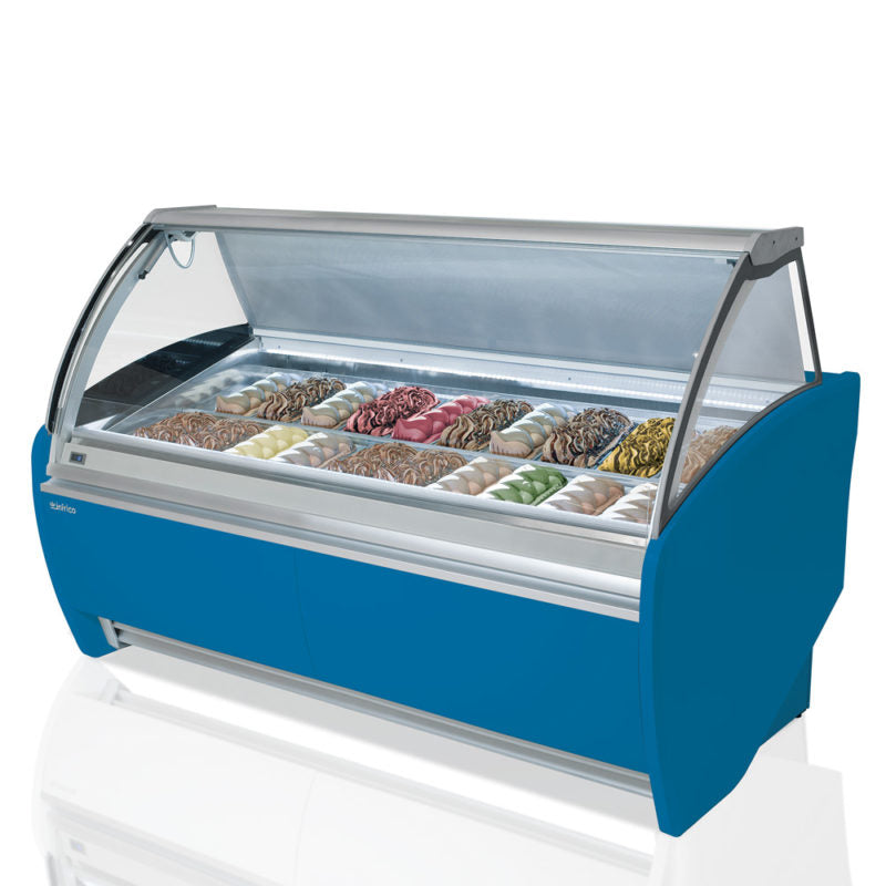 Infrico IDC-VAR18H Gelato Case - Curved Glass