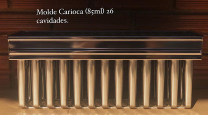 Ataforma Mold Carioca 85ml 2.9 oz 26 cavities (1-6 molds pricing)
